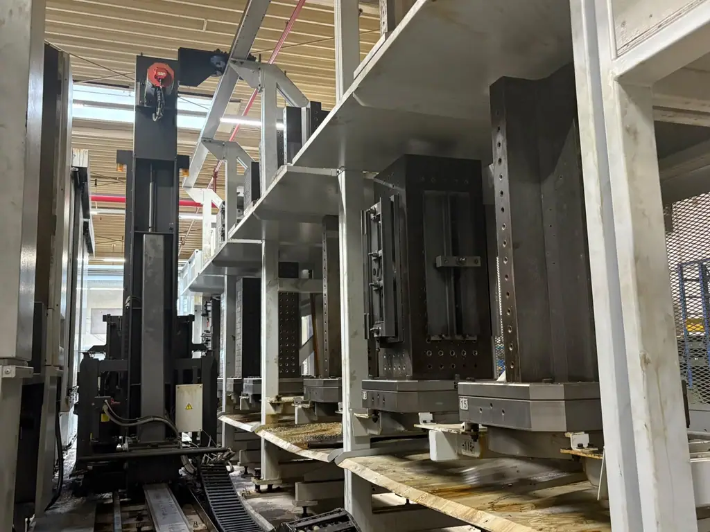Automatisierter Palettenpool im MBD Maschinenpark